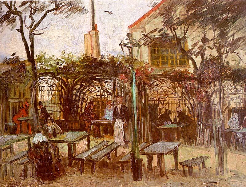 Vincent Van Gogh Terrace of the Cafe on Montmartre oil painting image
